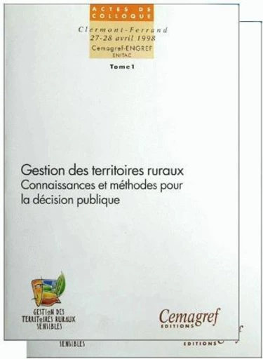 Gestion des territoires ruraux -  - Irstea