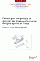 Éléments pour une politique de réduction des émissions d'ammoniac d'origine agricole en France